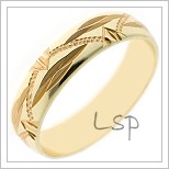 Snubní prsteny LSP 2208 žluté zlato