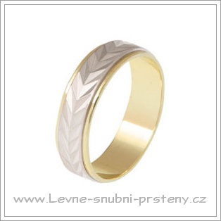 Snubní prsteny LSP 2221 kombinované zlato