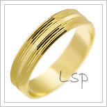 Snubní prsteny LSP 2241 žluté zlato