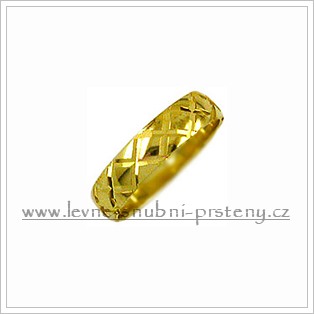 Snubní prsteny LSP 2244 žluté zlato