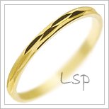 Snubní prsteny LSP 2251 žluté zlato