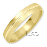 Snubní prsteny LSP 2264 žluté zlato