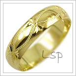 Snubní prsteny LSP 2265 žluté zlato