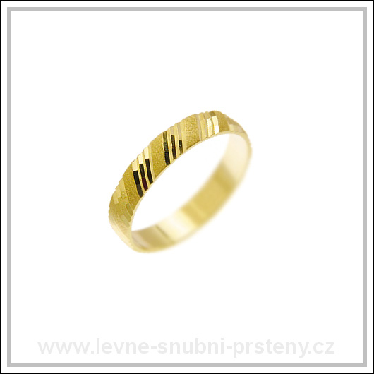 Snubní prsteny LSP 2274 žluté zlato
