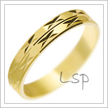 Snubní prsteny LSP 2294 žluté zlato