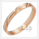 Snubní prsteny LSP 2306 kombinované zlato