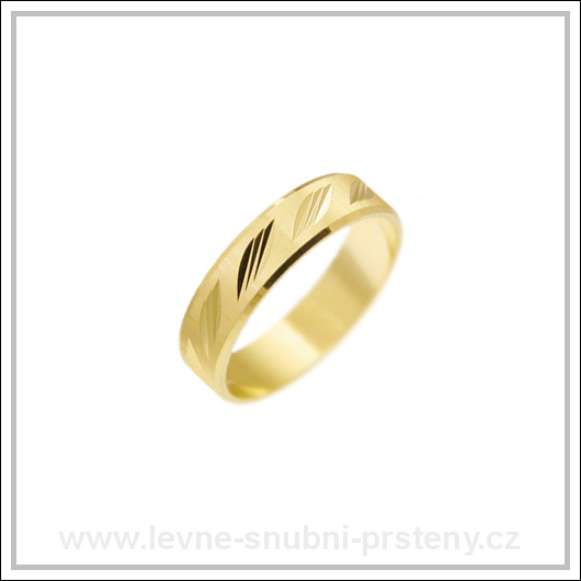 Snubní prsteny LSP 2313 žluté zlato