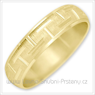 Snubní prsteny LSP 2316 žluté zlato