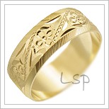 Snubní prsteny LSP 2334 žluté zlato