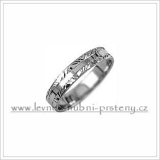 Snubní prsteny LSP 2350b bílé zlato