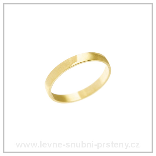 Snubní prsteny LSP 2353 žluté zlato