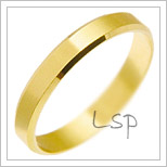 Snubní prsteny LSP 2415 žluté zlato