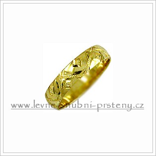 Snubní prsteny LSP 2478 žluté zlato