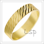 Snubní prsteny LSP 2483 žluté zlato