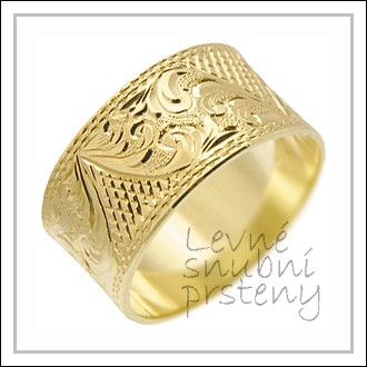 Snubní prsteny LSP 2507 žluté zlato