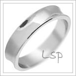 Snubní prsteny LSP 2529 bílé zlato