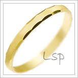 Snubní prsteny LSP 2562 žluté zlato