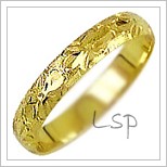 Snubní prsteny LSP 2583 žluté zlato