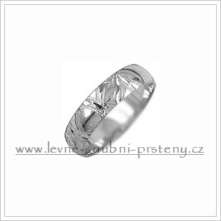 Snubní prsteny LSP 2597b bílé zlato