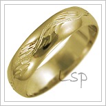 Snubní prsteny LSP 2630 žluté zlato