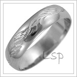 Snubní prsteny LSP 2630b bílé zlato
