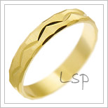 Snubní prsteny LSP 2631 žluté zlato