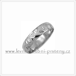 Snubní prsteny LSP 2648b bílé zlato