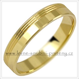 Snubní prsteny LSP 2658 žluté zlato