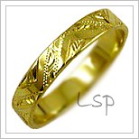 Snubní prsteny LSP 2668 žluté zlato
