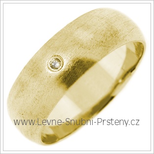 Snubní prsteny LSP 2683 žluté zlato