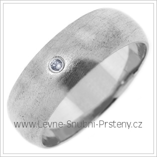 Snubní prsteny LSP 2683b bílé zlato