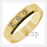 Snubní prsteny LSP 2725 žluté zlato