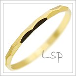 Snubní prsteny LSP 2729 žluté zlato