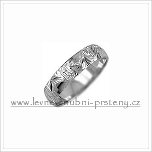 Snubní prsteny LSP 2742b bílé zlato
