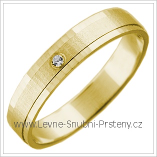 Snubní prsteny LSP 2745 žluté zlato