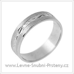 Snubní prsteny LSP 2764 - bílé zlato