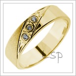 Snubní prsteny LSP 2766 žluté zlato