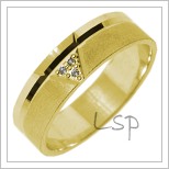 Snubní prsteny LSP 2779 žluté zlato