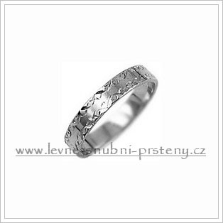 Snubní prsteny LSP 2783b bílé zlato
