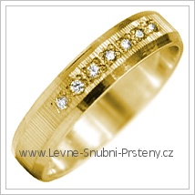 Snubní prsteny LSP 2814 žluté zlato