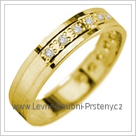 Snubní prsteny LSP 2825 žluté zlato