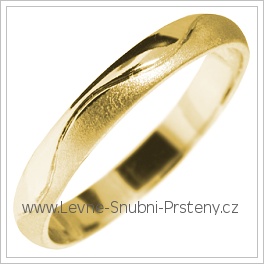 Snubní prsteny LSP 2848 žluté zlato