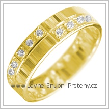 Snubní prsteny LSP 2893 žluté zlato