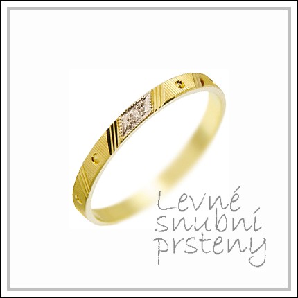 Snubní prsteny LSP 2900 žluté zlato