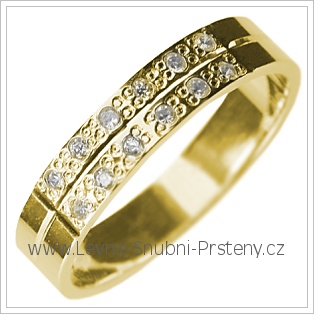 Snubní prsteny LSP 2904 žluté zlato