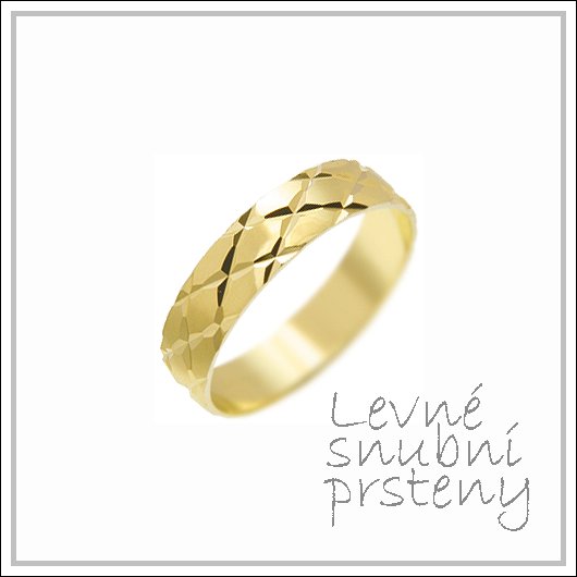 Snubní prsteny LSP 2933 žluté zlato