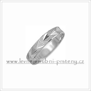 Snubní prsteny LSP 2950b bílé zlato