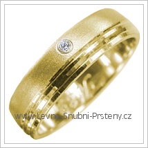 Snubní prsteny LSP 2962 žluté zlato