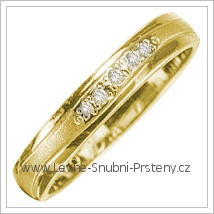 Snubní prsteny LSP 2970 žluté zlato