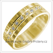 Snubní prsteny LSP 3005 žluté zlato